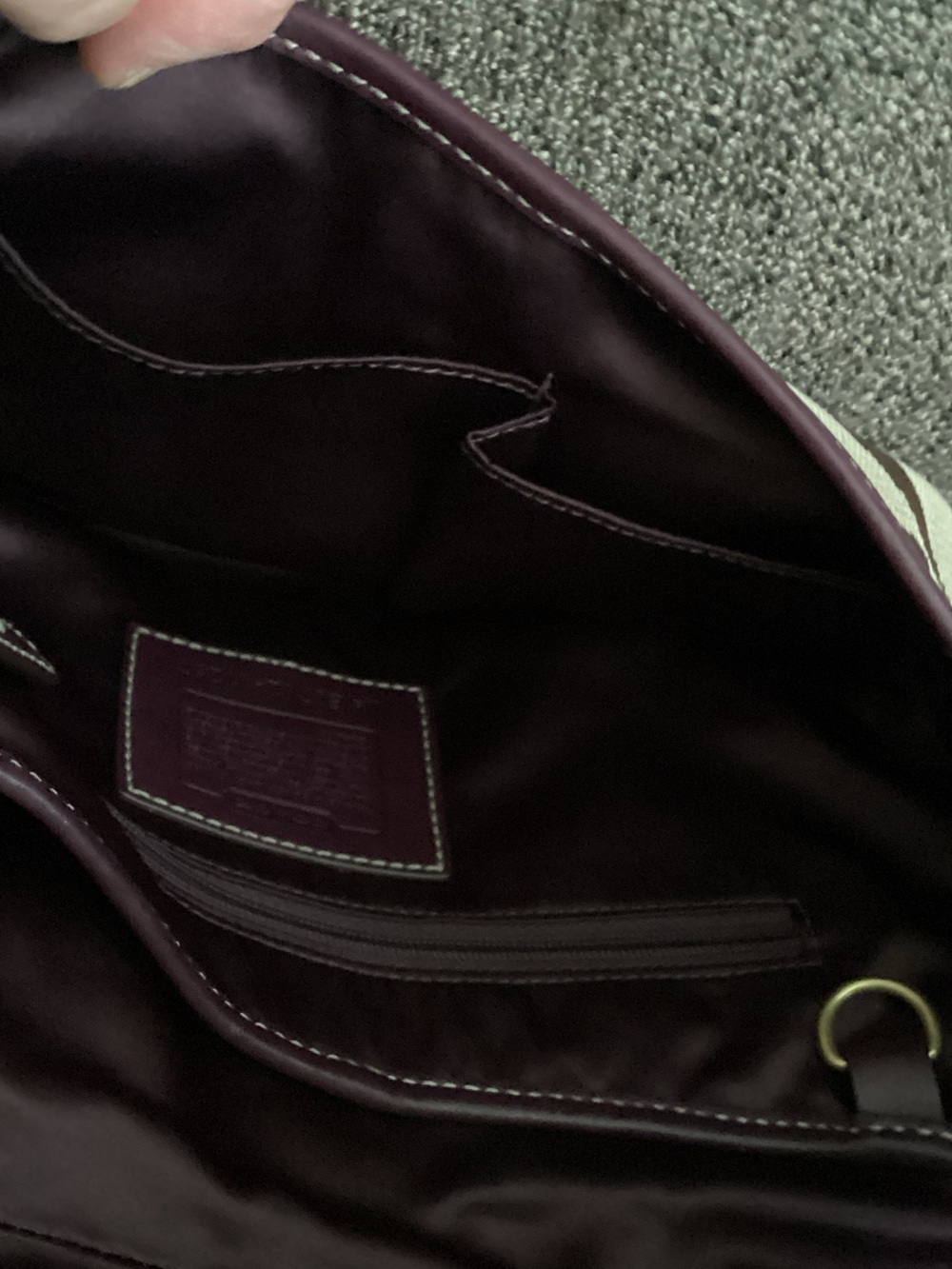 Coach 11257 Flap Ergo Shoulder bag Signature Monogram Canvas - Picture 13 of 16